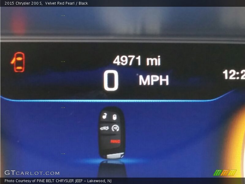 Velvet Red Pearl / Black 2015 Chrysler 200 S