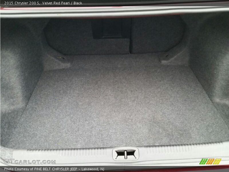 Velvet Red Pearl / Black 2015 Chrysler 200 S