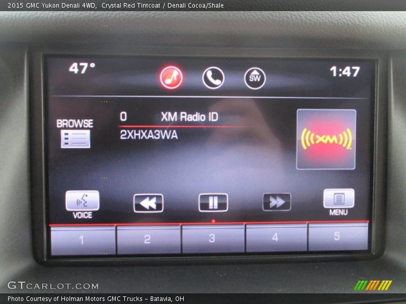 Crystal Red Tintcoat / Denali Cocoa/Shale 2015 GMC Yukon Denali 4WD