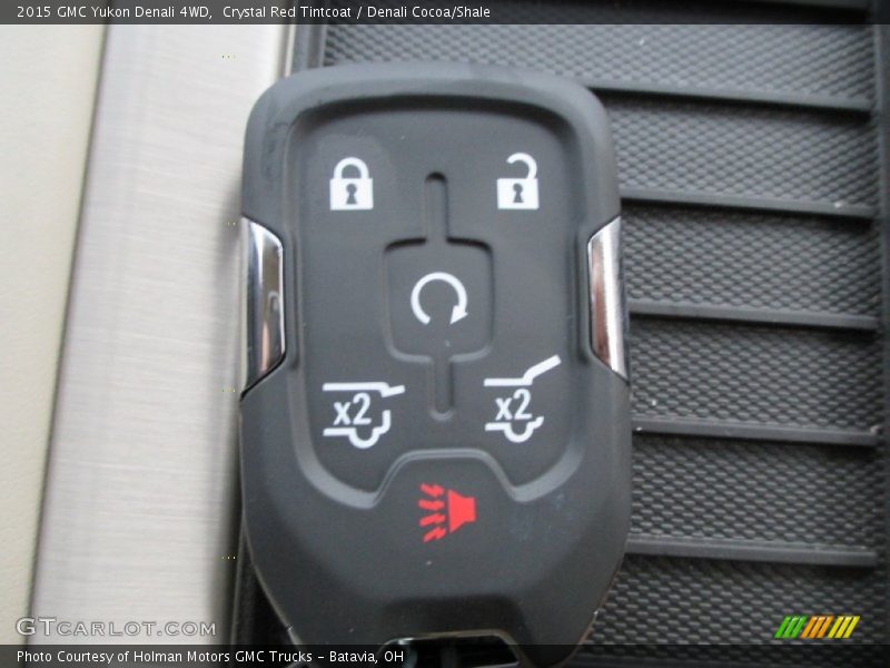 Crystal Red Tintcoat / Denali Cocoa/Shale 2015 GMC Yukon Denali 4WD