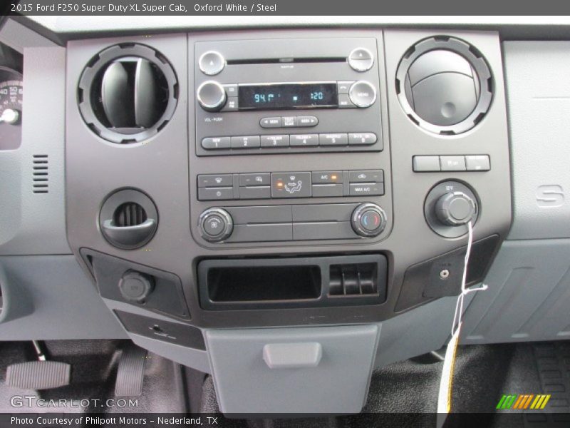 Oxford White / Steel 2015 Ford F250 Super Duty XL Super Cab