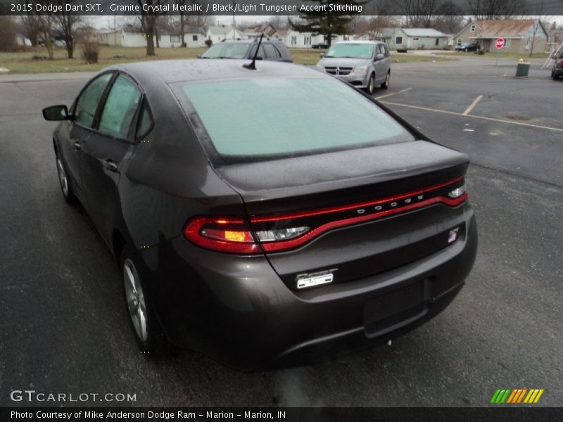 Granite Crystal Metallic / Black/Light Tungsten Accent Stitching 2015 Dodge Dart SXT