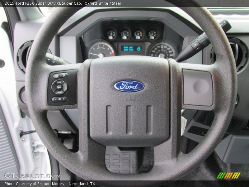 Oxford White / Steel 2015 Ford F250 Super Duty XL Super Cab