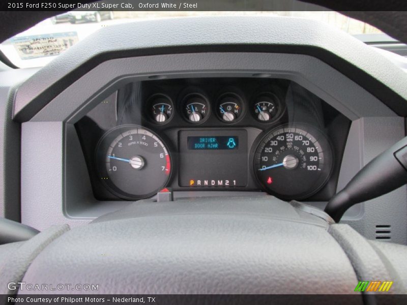 Oxford White / Steel 2015 Ford F250 Super Duty XL Super Cab