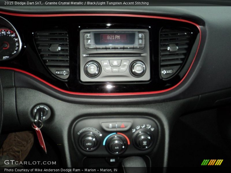 Granite Crystal Metallic / Black/Light Tungsten Accent Stitching 2015 Dodge Dart SXT