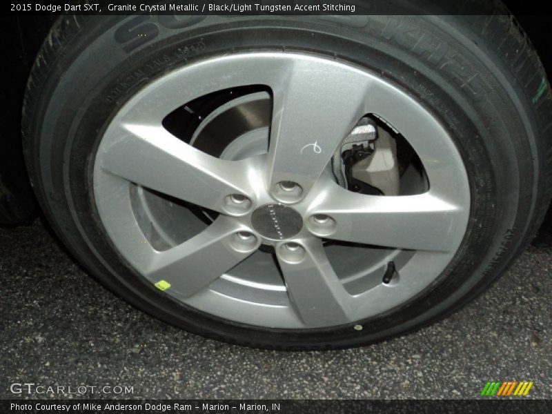 Granite Crystal Metallic / Black/Light Tungsten Accent Stitching 2015 Dodge Dart SXT