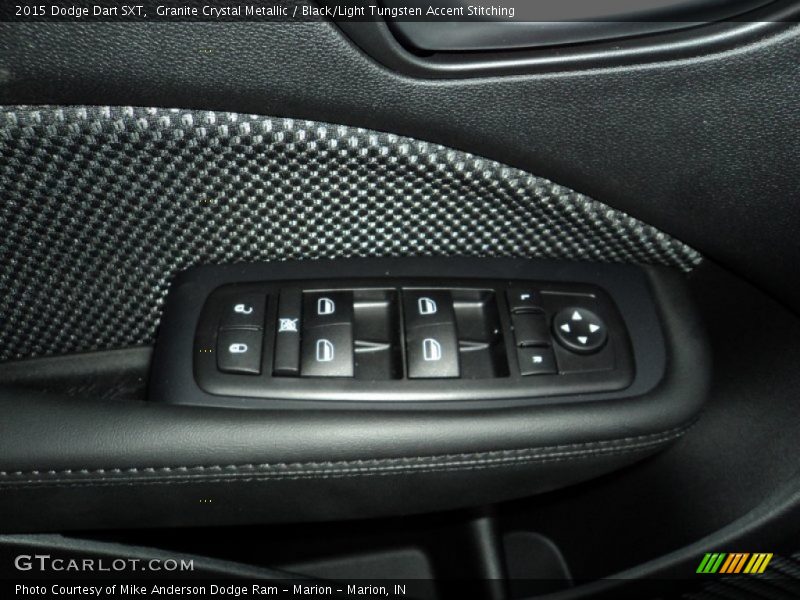 Granite Crystal Metallic / Black/Light Tungsten Accent Stitching 2015 Dodge Dart SXT