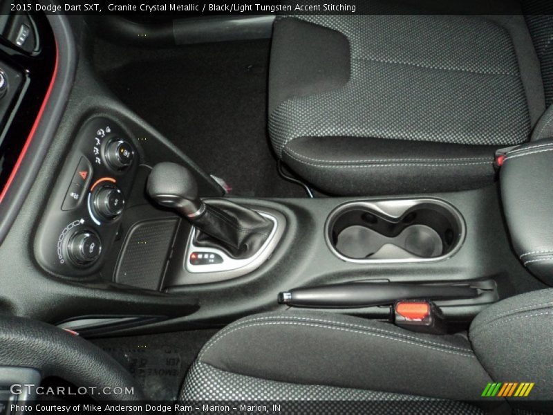 Granite Crystal Metallic / Black/Light Tungsten Accent Stitching 2015 Dodge Dart SXT