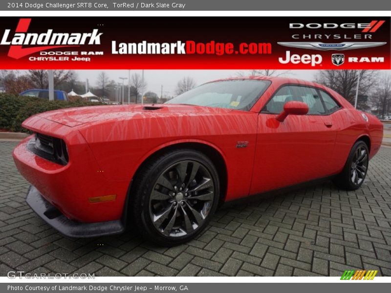 TorRed / Dark Slate Gray 2014 Dodge Challenger SRT8 Core