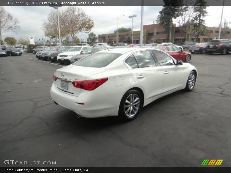 Moonlight White / Graphite 2014 Infiniti Q 50 3.7 Premium