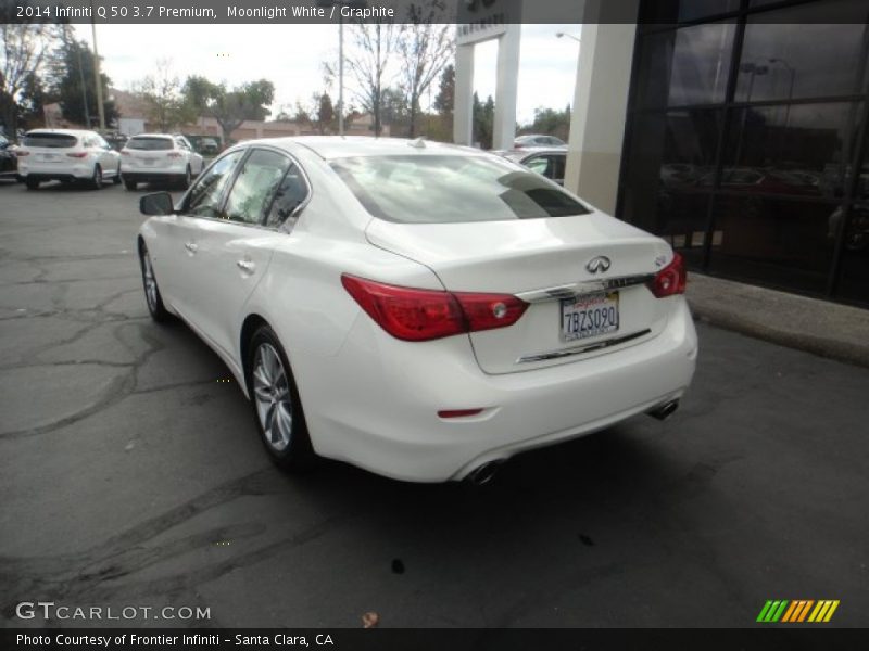 Moonlight White / Graphite 2014 Infiniti Q 50 3.7 Premium