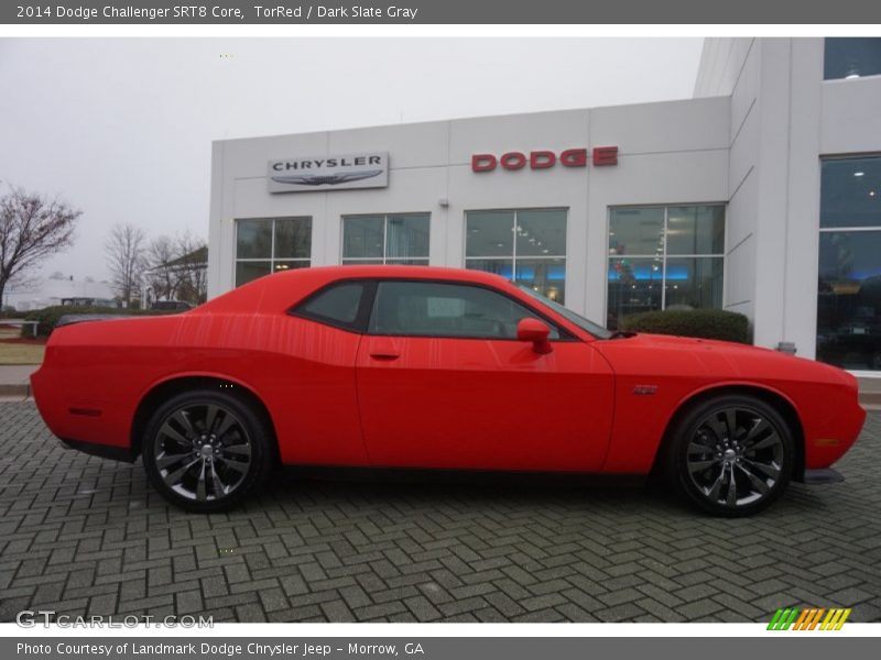 TorRed / Dark Slate Gray 2014 Dodge Challenger SRT8 Core