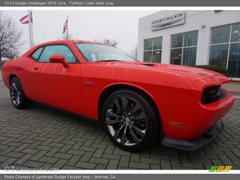 TorRed / Dark Slate Gray 2014 Dodge Challenger SRT8 Core