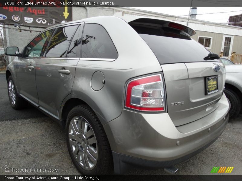 Vapor Silver Metallic / Charcoal 2008 Ford Edge Limited AWD