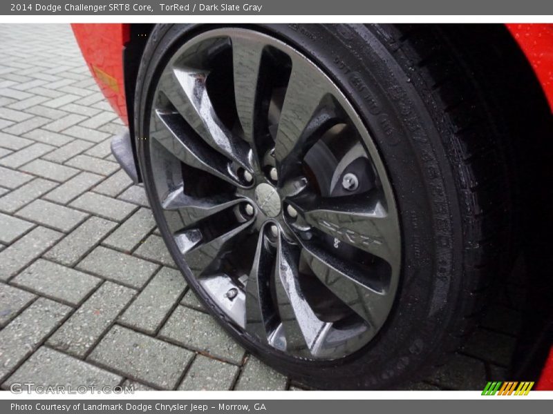 TorRed / Dark Slate Gray 2014 Dodge Challenger SRT8 Core