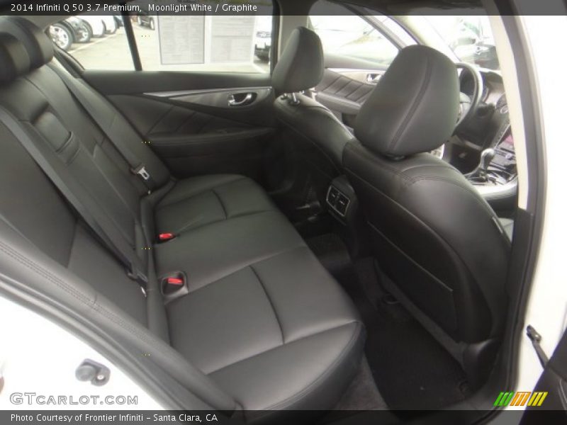 Moonlight White / Graphite 2014 Infiniti Q 50 3.7 Premium
