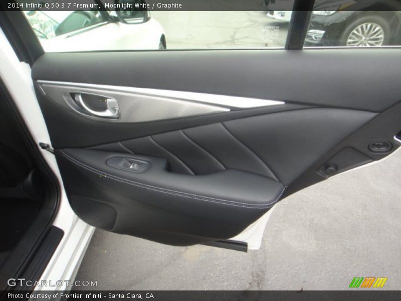 Moonlight White / Graphite 2014 Infiniti Q 50 3.7 Premium