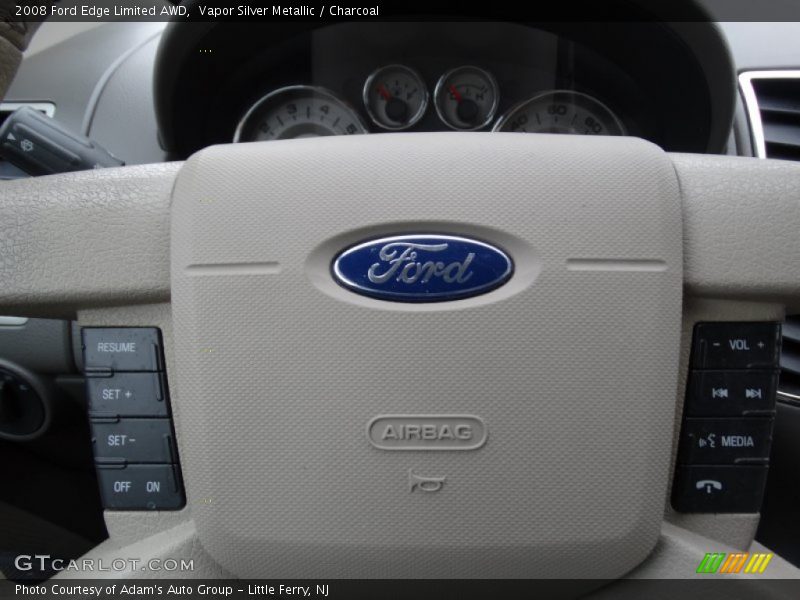 Vapor Silver Metallic / Charcoal 2008 Ford Edge Limited AWD
