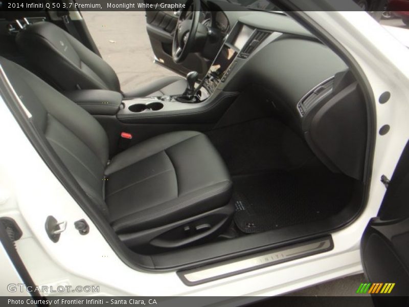 Moonlight White / Graphite 2014 Infiniti Q 50 3.7 Premium