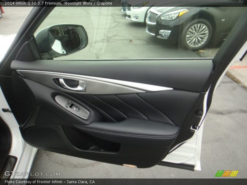Moonlight White / Graphite 2014 Infiniti Q 50 3.7 Premium