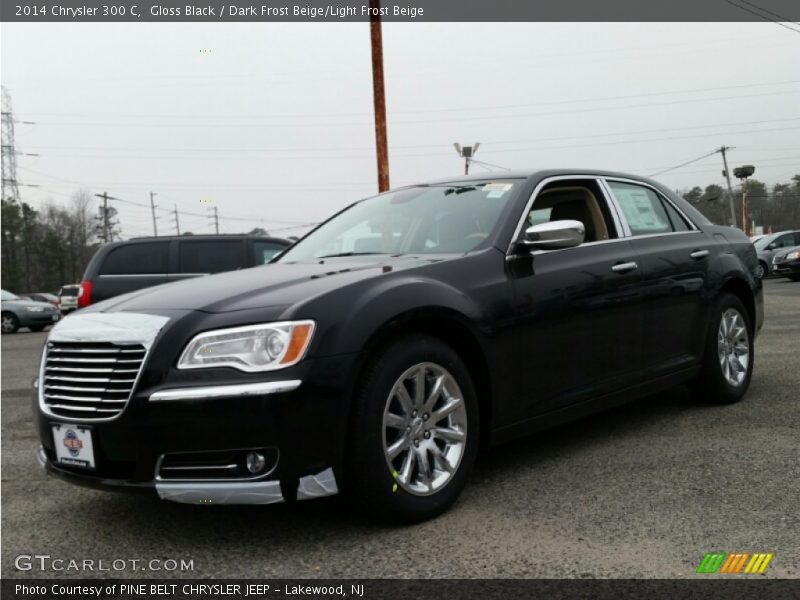 Gloss Black / Dark Frost Beige/Light Frost Beige 2014 Chrysler 300 C