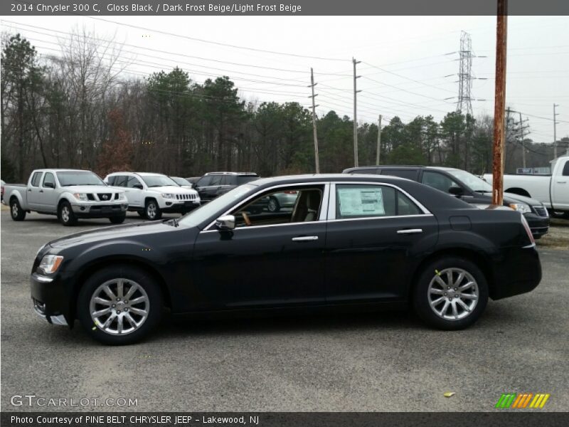 Gloss Black / Dark Frost Beige/Light Frost Beige 2014 Chrysler 300 C