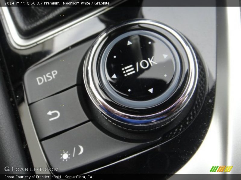 Moonlight White / Graphite 2014 Infiniti Q 50 3.7 Premium