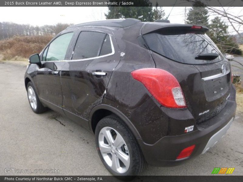 Deep Espresso Brown Metallic / Saddle 2015 Buick Encore Leather AWD