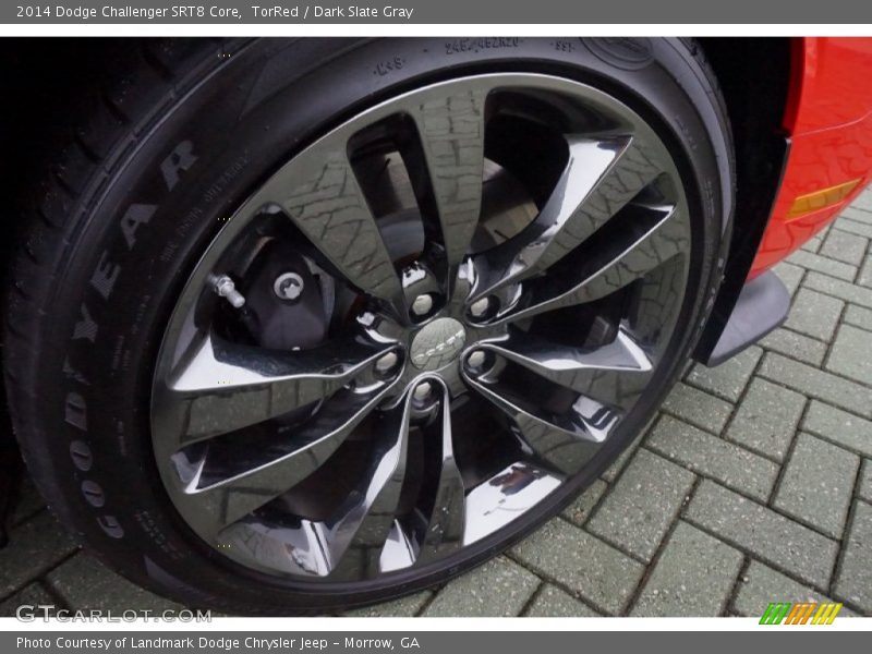 TorRed / Dark Slate Gray 2014 Dodge Challenger SRT8 Core