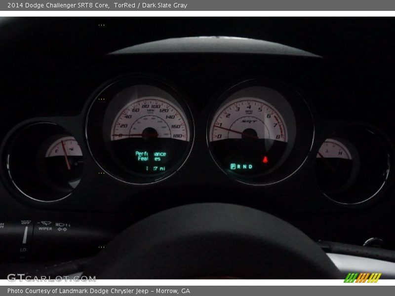 TorRed / Dark Slate Gray 2014 Dodge Challenger SRT8 Core