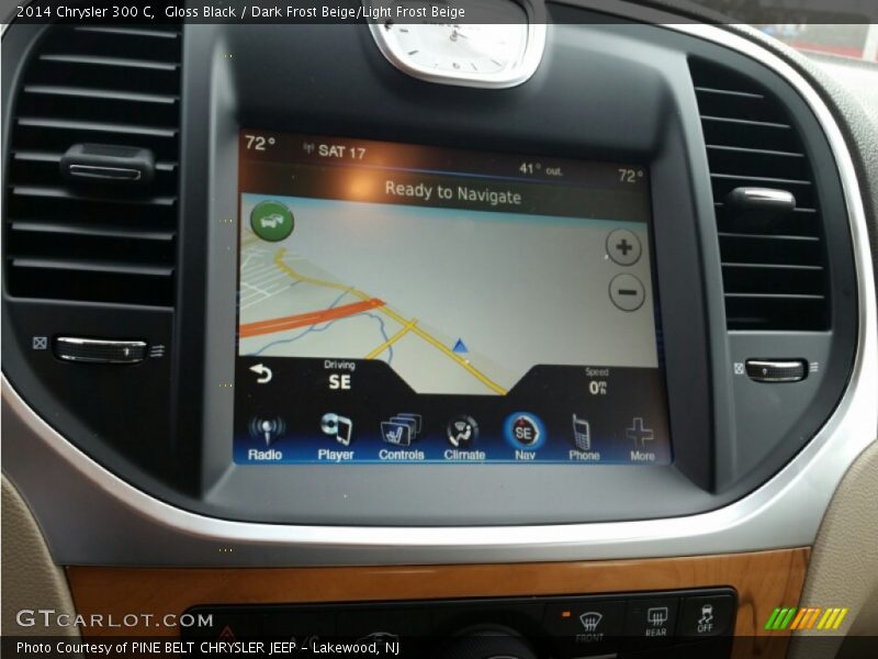 Gloss Black / Dark Frost Beige/Light Frost Beige 2014 Chrysler 300 C