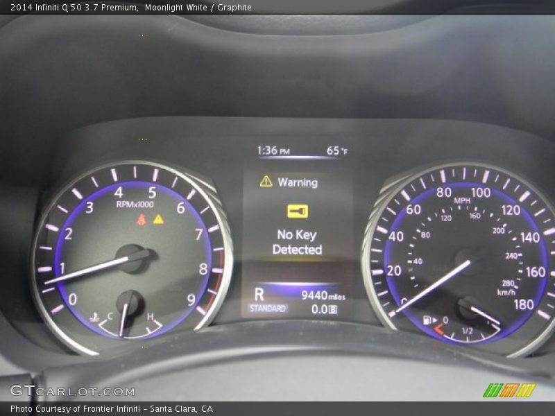 Moonlight White / Graphite 2014 Infiniti Q 50 3.7 Premium