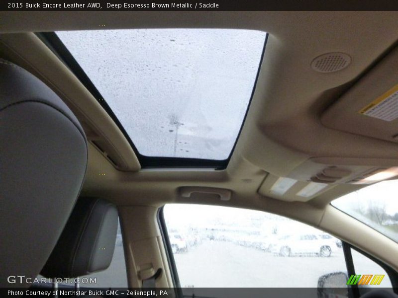 Deep Espresso Brown Metallic / Saddle 2015 Buick Encore Leather AWD