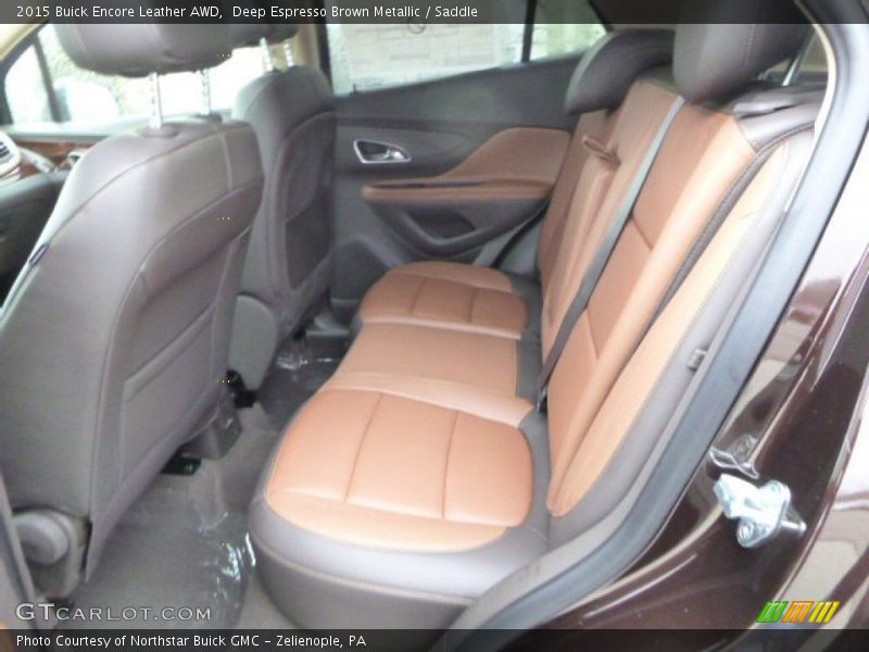 Rear Seat of 2015 Encore Leather AWD