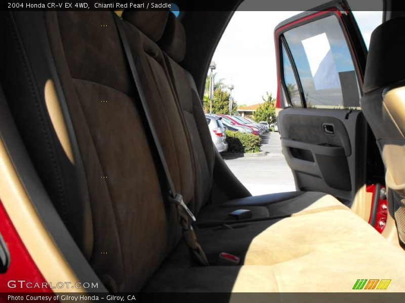 Chianti Red Pearl / Saddle 2004 Honda CR-V EX 4WD