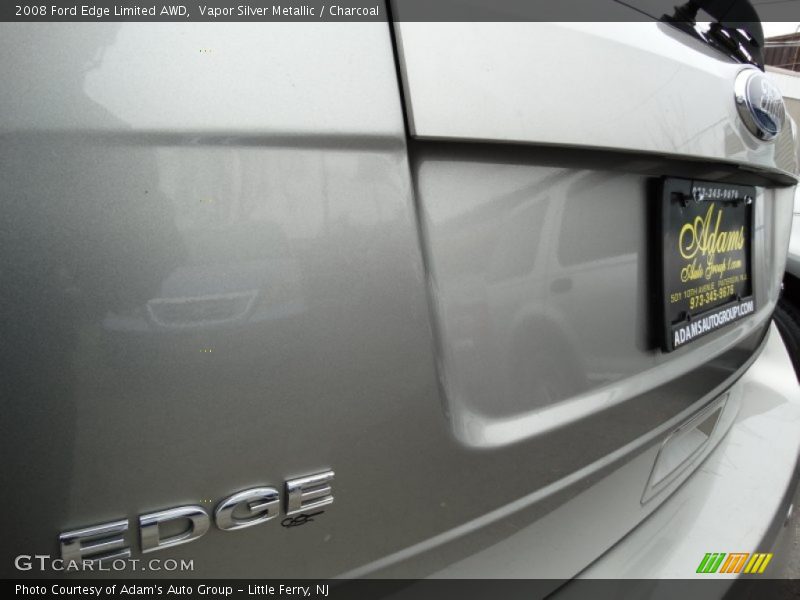 Vapor Silver Metallic / Charcoal 2008 Ford Edge Limited AWD