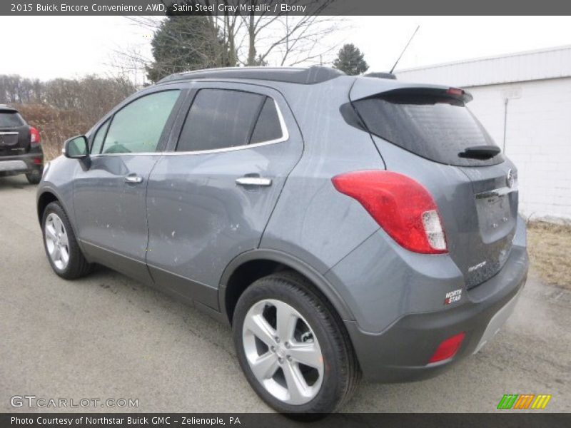 Satin Steel Gray Metallic / Ebony 2015 Buick Encore Convenience AWD