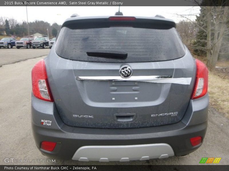 Satin Steel Gray Metallic / Ebony 2015 Buick Encore Convenience AWD