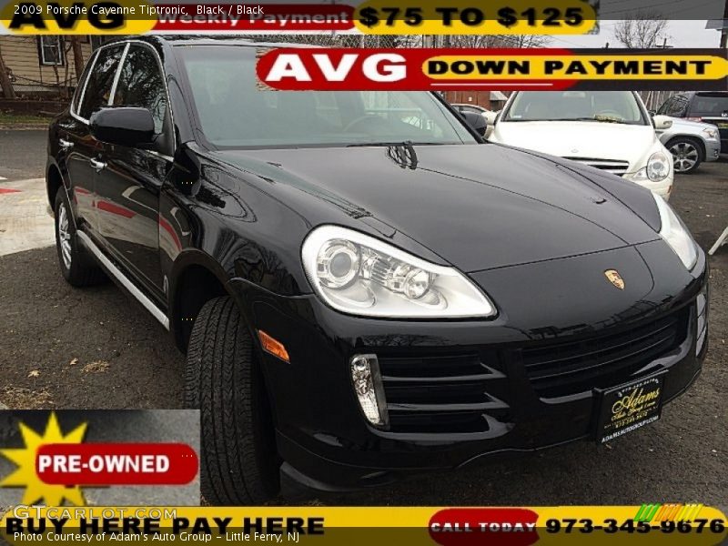 Black / Black 2009 Porsche Cayenne Tiptronic