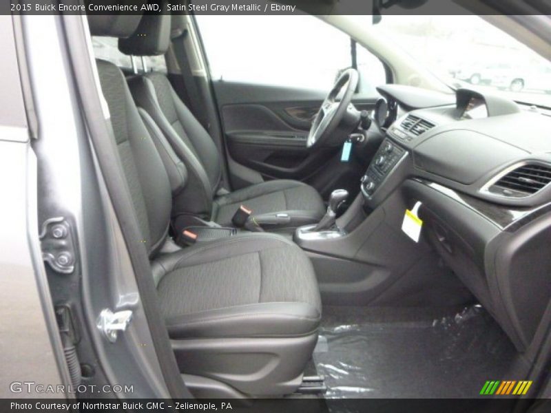 Satin Steel Gray Metallic / Ebony 2015 Buick Encore Convenience AWD