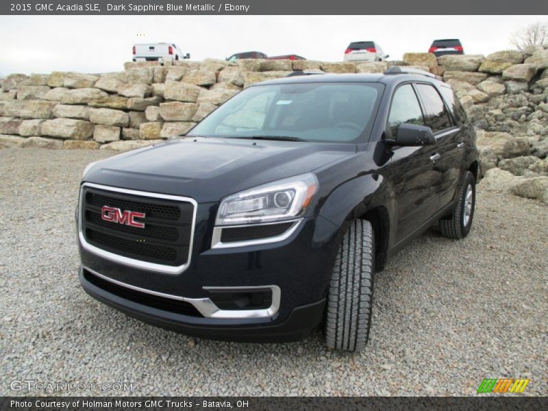 Dark Sapphire Blue Metallic / Ebony 2015 GMC Acadia SLE