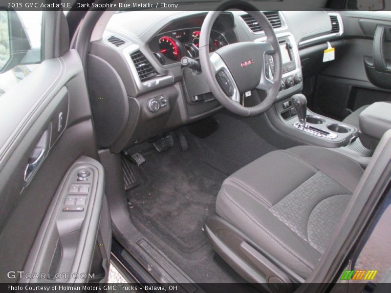 Dark Sapphire Blue Metallic / Ebony 2015 GMC Acadia SLE