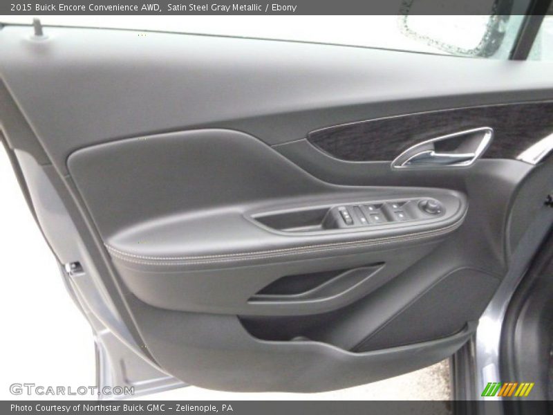 Satin Steel Gray Metallic / Ebony 2015 Buick Encore Convenience AWD