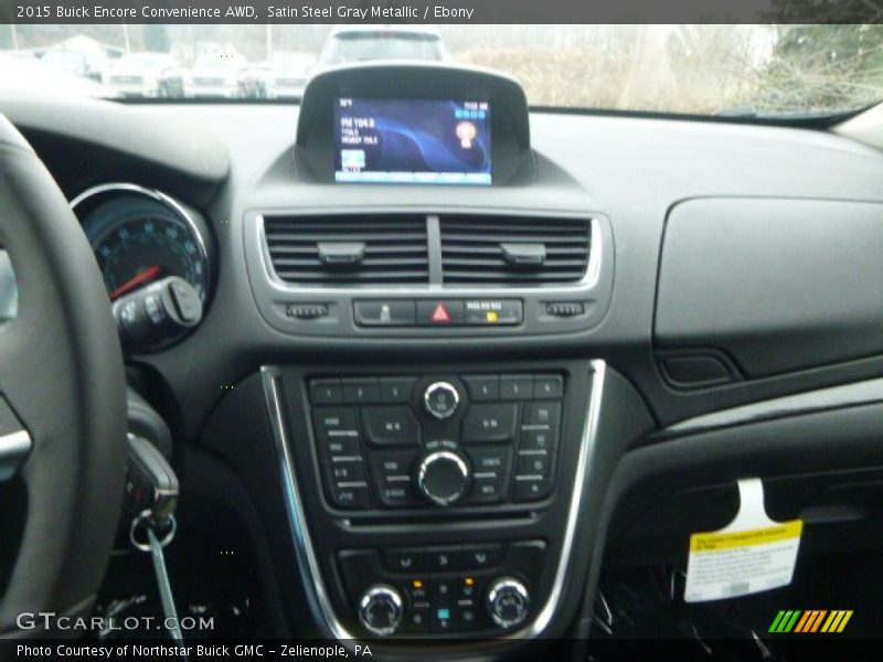 Satin Steel Gray Metallic / Ebony 2015 Buick Encore Convenience AWD