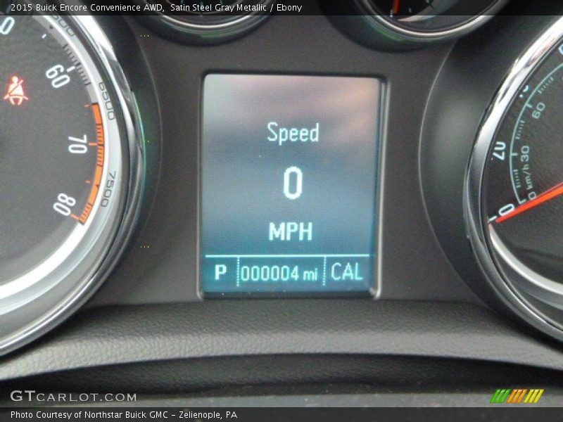 Satin Steel Gray Metallic / Ebony 2015 Buick Encore Convenience AWD