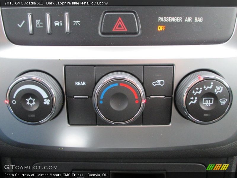 Dark Sapphire Blue Metallic / Ebony 2015 GMC Acadia SLE