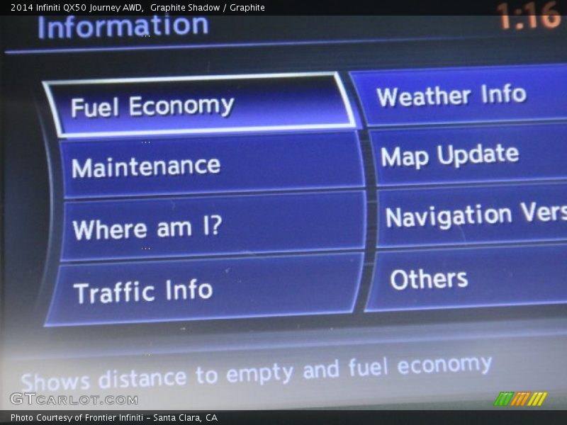 Graphite Shadow / Graphite 2014 Infiniti QX50 Journey AWD