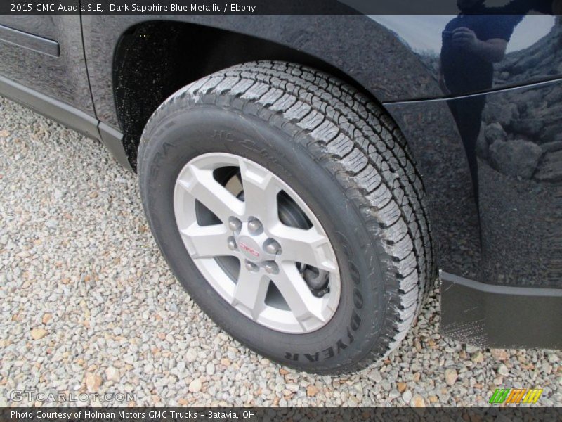 Dark Sapphire Blue Metallic / Ebony 2015 GMC Acadia SLE