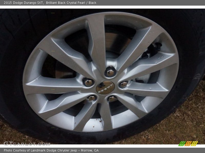 Brilliant Black Crystal Pearl / Black 2015 Dodge Durango SXT