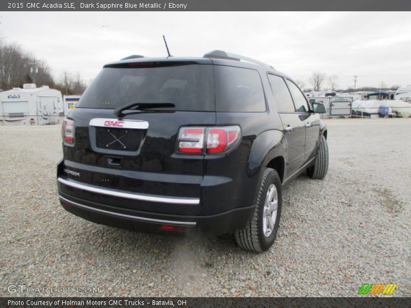 Dark Sapphire Blue Metallic / Ebony 2015 GMC Acadia SLE